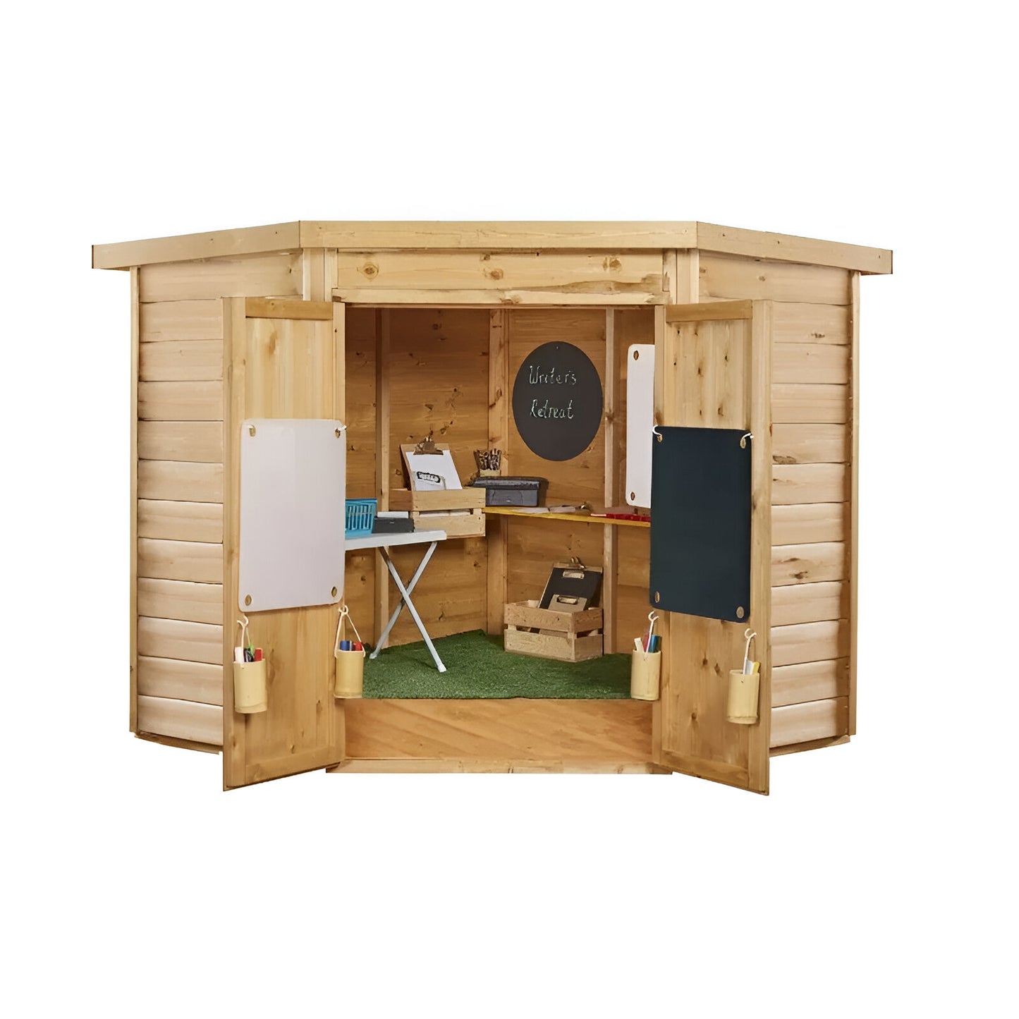 Writing Corner Shed Playhouse - (W)240cm