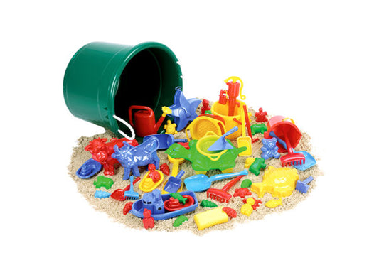 Sand & Water Play Set In Giant Tub