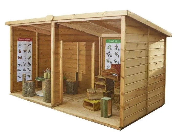 Two Room Super Shelter Open Playhouse