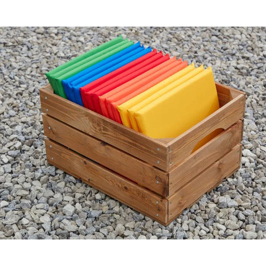 Rainbow Seating Mats in a Crate - Set of 15